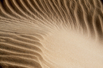 Fototapeta na wymiar Abstract sand pattern at the sand dunes of Lac Naila.