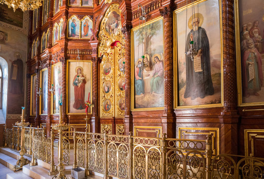 Interior of Church of Holy Spirit, Trinity Lavra of St. Sergius