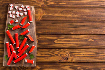 Crab sticks from fish protein © whitestorm