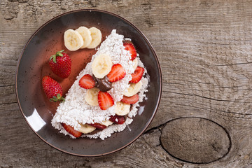 Brazilian breakfast tapioca