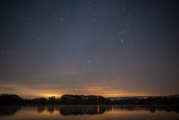 Midnight at the lake