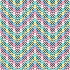 Woven zigzag chevron stripes knitting texture 