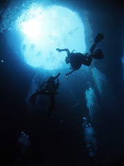 Fototapeta na wymiar Diving Malta and Gozo