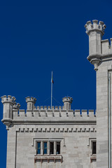 Fototapeta premium Castle in a blue sky