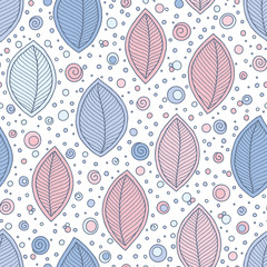 Blue leaves on a white background.