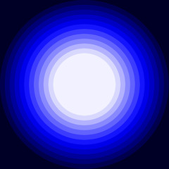 Blue shades - abstract circular background