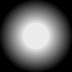 Gray shades - abstract circular background
