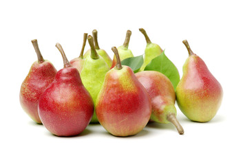 pear isolated on white background 