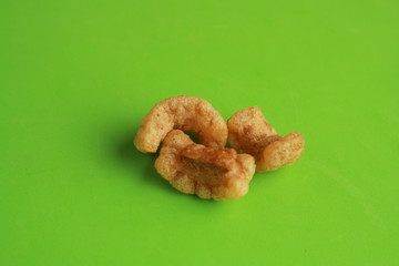 Torreznos are a typical Spanish meal made with fried pork skin