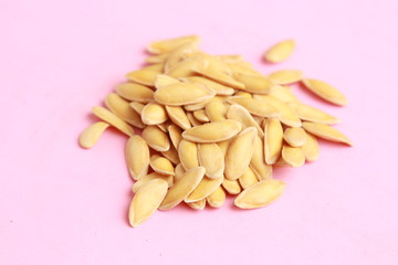 melon seeds on colorful background