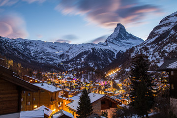 Paysage de montages - Zermatt - Suisse