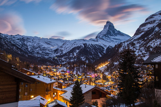 Paysage de montages - Zermatt - Suisse