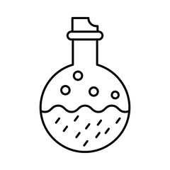 icon set for flask  , beaker and  lab