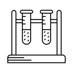 icon set for test  , tube  and lab