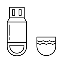 icon set for USB  , flash  and data