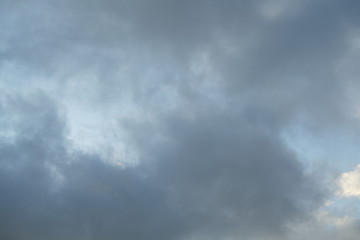 Obraz premium Blue and grey sky with clouds