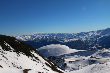 Les Hautes Pyrénées sous la neige