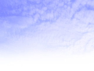 Color sky with clouds as background