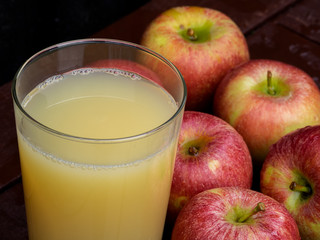 Organic apple juice