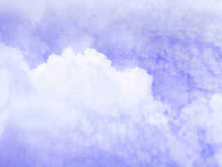 Color sky with clouds as background
