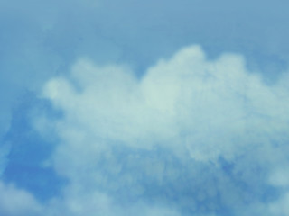 Color sky with clouds as background