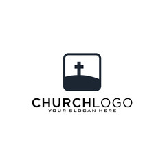 Church vector logo symbol graphic abstract template