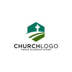 Church vector logo symbol graphic abstract template