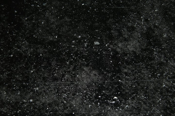 noise black background overlay / abstract film noise, black texture, white scratches