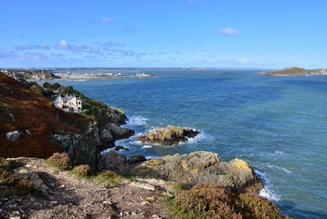 Fototapeta na wymiar view on the ireland sea