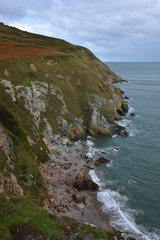 view on the cliffs in ireland