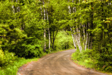 Obraz premium Around The Bend