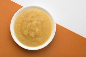 Applesauce in a Bowl