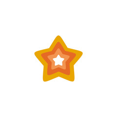 Star icon logo design vector template