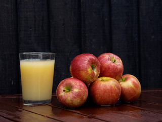 Organic apple juice