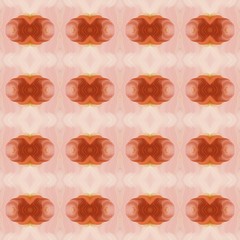 colorful seamless pattern with coffee, baby pink and dark salmon colors