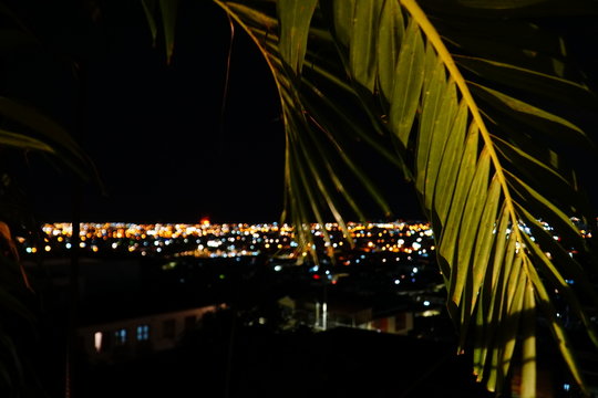 naight view in Colombia