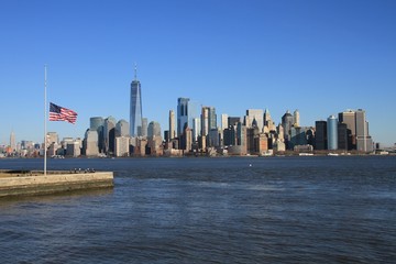 skyline of new york city