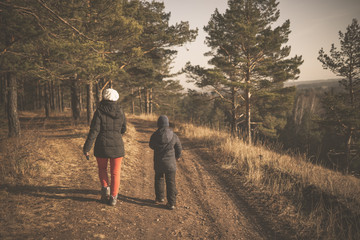Obraz premium walking in the park