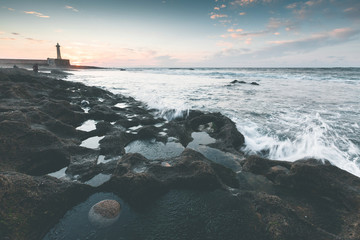 Sunset at the Coastline of Rabat - Morocco