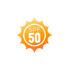 UV, sun protection icon, SPF 50
