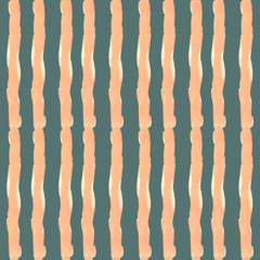 Watercolor pattern orange brush stroke for lettering, cards, invitation. Hand drawn isolated on a green background.