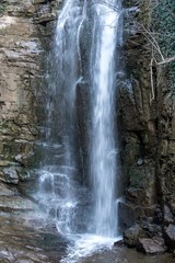 Image of waterfall, close-up. Tbilisi, Georgia