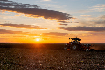 Preparing land for sowing