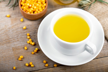 healthy sea buckthorn tea
