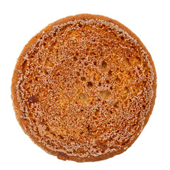 shortbread cookies on a white background