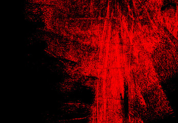 black and red hand painted brush grunge background texture