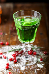 absinthe on the bar