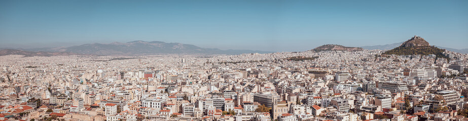 Fototapeta na wymiar Likavittós Aussichtspunkt in Athen