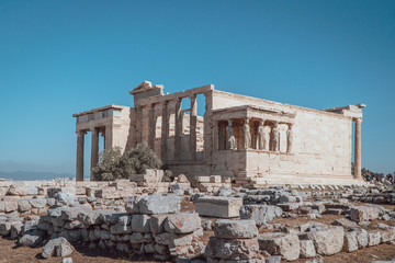 Erechtheion Tempel auf der Akropolis in Athen, Griechenland