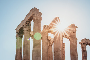 Olympieion Tempel in Athen, Griechenland